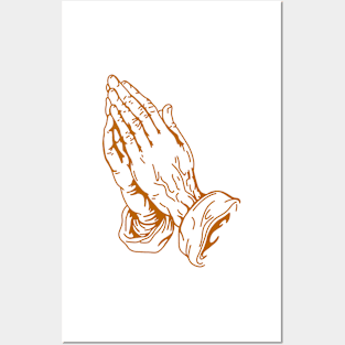 Praying Hands Collection Posters and Art